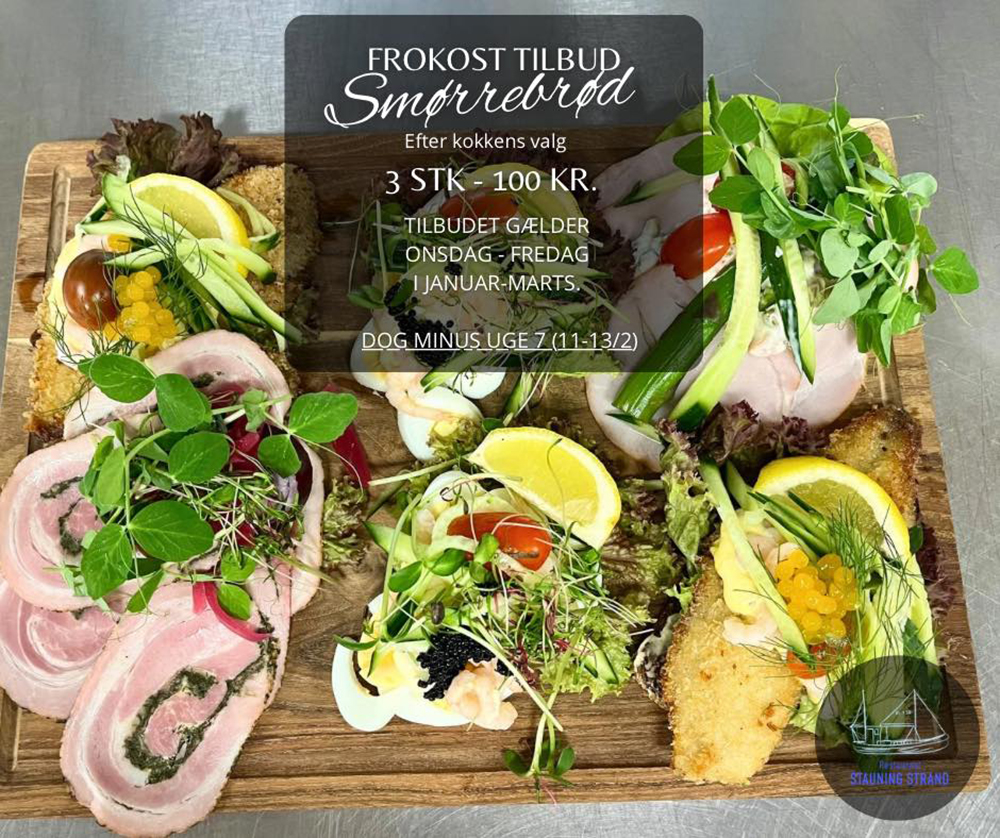 Frokost tilbud - smørrebrød