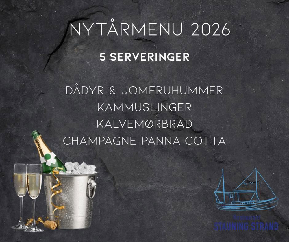 NYTÅRSMENU 2026 – UD AF HUSET